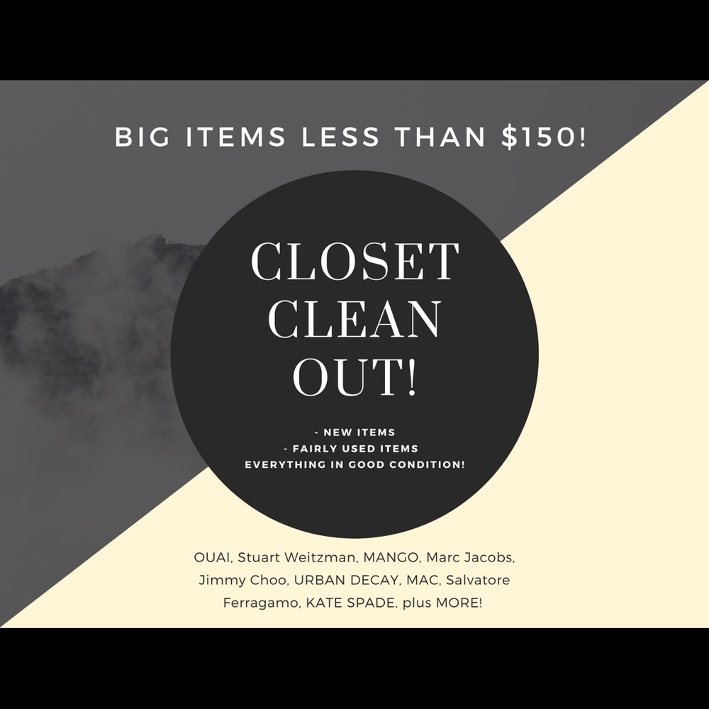 CLOSET CLEAN OUT!